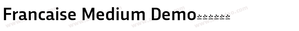 Francaise Medium Demo字体转换